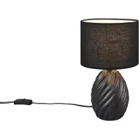 TRIO LED Tafellamp E14 | Melva | Rond | Zwart | IP20 | Lighting