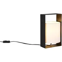 TRIO Design tafellamp Pail zwart