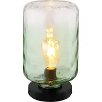 Globo Lighting Design tafellamp Darina groen glas