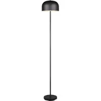 TRIO REALITY JEFF - Vloerlamp - Zwart mat - incl. 1x SMD 2,5 W - 4-stappen TOUCH - USB-aansluiting - Oplaadbaar - Snoerloos