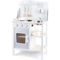 New Classic Toys Nieuwe Klassieke Speelgoed - Cuisine Bon Appétit - wit zilver