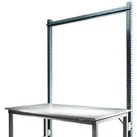 Manuflex Opbouwframe, Basistafel SPECIAAL werktafel-/werkbanksysteem UNIVERSAL/PROFI, 1500 mm, antraciet