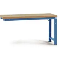 Manuflex aanbouw-werkbank Profi standaard, tafelblad multiplex, 1750 x 700 mm, briljantblauw