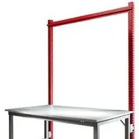 Manuflex Opbouwframe, Basistafel SPECIAAL werktafel-/werkbanksysteem UNIVERSAL/PROFI, 2000 mm, robijnrood