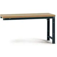 Manuflex aanbouw-werkbank Profi standaard, tafelblad multiplex, 2000 x 700 mm, antraciet