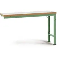 Manuflex aanbouw-werkbank Profi speciaal, tafelblad kunststof, 1250 x 700 mm, resedagroen