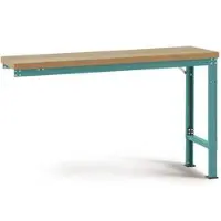 Manuflex aanbouw-werkbank Profi speciaal, tafelblad multiplex, 1500 x 700 mm, waterblauw