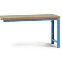 Manuflex aanbouw-werkbank Profi standaard, tafelblad multiplex, 2000 x 700 mm, lichtblauw