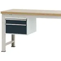 Manuflex onderbouw met schuifladen, voor werkbank Profi diepte 700 mm, antraciet