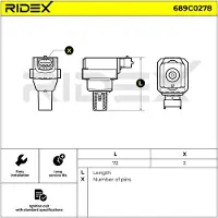 RIDEX 689C0278 Bobine