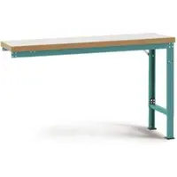 Manuflex aanbouw-werkbank Profi speciaal, tafelblad kunststof, 1500 x 700 mm, waterblauw