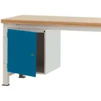 Manuflex onderbouw met schuifladen, voor werkbank Profi diepte 700 mm, briljantblauw