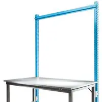 Manuflex Opbouwframe, Basistafel SPECIAAL werktafel-/werkbanksysteem UNIVERSAL/PROFI, 2000 mm, lichtblauw