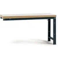 Manuflex aanbouw-werkbank Profi standaard, tafelblad kunststof, 1750 x 700 mm, antraciet