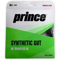 Prince Synthetic Gut Duraflex 12m-1.30mm-zwart