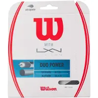 Wilson Duo Power Nxt+alu 12.2 M Tennis Single String Zilver 1.25 mm