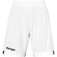 Kempa Player, lange shorts voor dames, wit/zwart, maat L