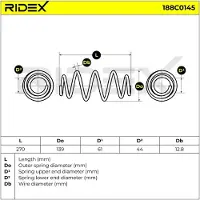 RIDEX 188C0145 Chassisveer