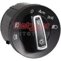 METZGER Lichtschakelaar, hoofdschakelaar, artikelnummer 09161012, geschikt voor:* VW Polo (hatchback, model 6R1, 6C1)* SEAT Leon ST (model 5F8)