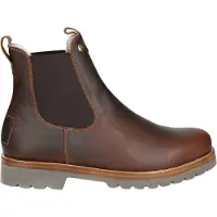 Panama jack Chelsea boots 'Grass' kastanjebruin / donkerbruin / goud