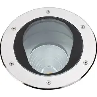 ALBERT LEUCHTEN Grondspot inbouwlamp Titus 32W - draaibaar, alu / grijs / zink, Aluminium, LED inbouwspot