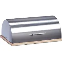 Zeller 20475 Boîte à pain Inox/caoutchouc 39 x 29 x 17 cm Import Allemagne
