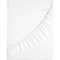 Snurk Hoeslaken Uni White Jersey-1-persoons (90/100 x 200/210/220 cm)