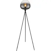 Globo Zwarte Vloerlamp Maxy Tripod
