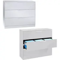 C+P Hangmappenkast Asisto C 3000, 3 schuifladen, 3 rijen, B 1200 mm, wit/wit
