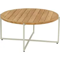 Apple Bee Loungetafel Condor Coffee Table 94 x 44 Aluminium Teak Oyster Natural