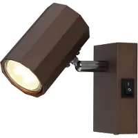 Globo Bronzen wandlamp James enkel