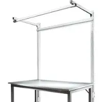 Manuflex Packpool opbouwframe, met uitval, voor Packpool inpaktafel, B 2000