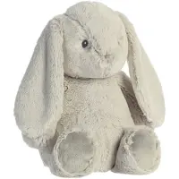 Aurora Grijze Haas Baby Knuffel | Dewey Dusk | ebba Baby | | Knuffels | Grijs | Knaagdieren | Konijn | 32 cm | Speciaal voor Baby's