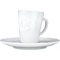 Fiftyeight Products espresso kop en schotel 80 ml met lekker gezicht