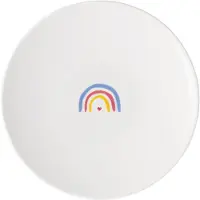 Villeroy & Boch 6x Villeroy & Boch Ontbijtplaat Wees Gelukkig Met Liefde, Bord, Blauw