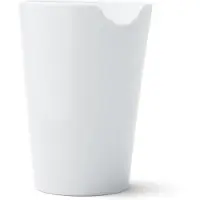 Fiftyeight Products TASSEN Porseleinen Mok met Bijtmarkering, 13.5 oz. Wit (Enkele Koffiemok)