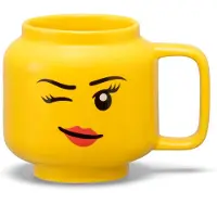 LEGO - Keramische Mok Hoofd Winky 255 ml - Aardewerk - Geel