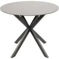 Coppens Crest tuintafel 90 cm rond antraciet - |