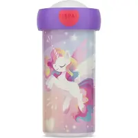 Mepal Schoolbeker Campus - 300 ml - Sluit goed af - Drinkbeker voor kinderen - Unicorn Glow