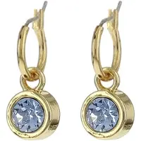 Biba 80313 Oorhangers goud Light Sapphire