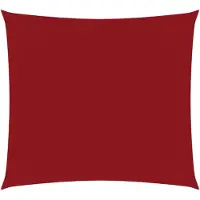 vidaXL Zonnescherm vierkant 5x5 m oxford stof rood