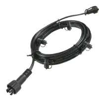 Garden Lights 12V | 10m hoofdkabel met 4 aansluitingen (SPT-1W)