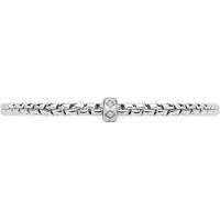 Fope Gioielli armband eka tiny flex it rhombus-zetting witgoud maat m