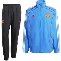 Adidas Manchester United Urban Purist Trainingspak Full-Zip Blauw Zwart Wit