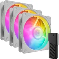 Cooler Master Mobius 120P ARGB Wit - Triple Fan Kit