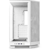 NZXT Midden-toren behuizing - - CC-H61FW-R1 - H6 Flow RGB - Dubbele kamer - Inclusief RGB ventilatoren - Wit