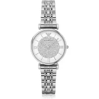 Emporio Armani AR1925 T-Bar roestvrij staal dames horloge