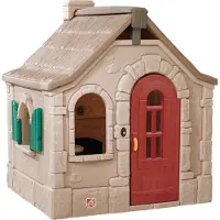 Step2 Storybook Cottage Boswachterhuis / Speelhuis voor kinderen | Speelhuisje van plastic / kunststof voor tuin / buiten | Inclusief keuken, bel & accessoires