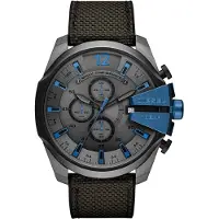 Diesel DZ4500 Mega Chief Chronograaf Quartz Donkergrijze wijzerplaat Herenhorloge