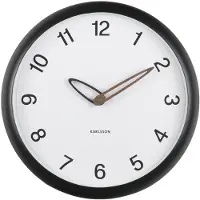 Karlsson Bella Wandklok | Ø30cm | Zwart